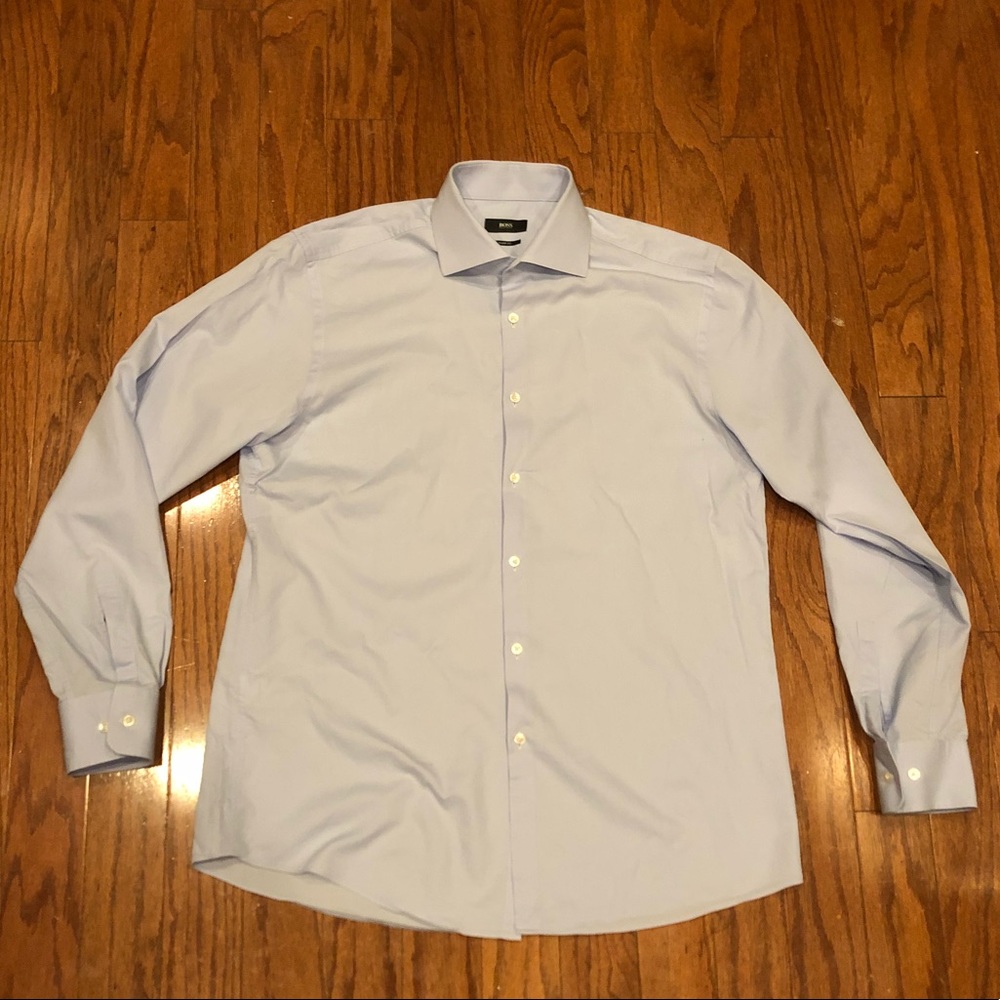 Hugo Boss Blue Dress Shirt
